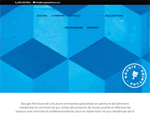 Tablet Screenshot of bougiepeinture.com